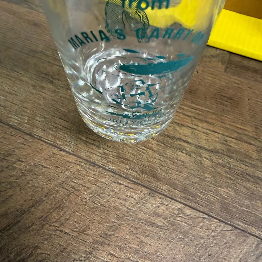 Vintage Cabbage Patch Kids Maria's Carry‎ Out Glasses Set of 3 Bubble Base